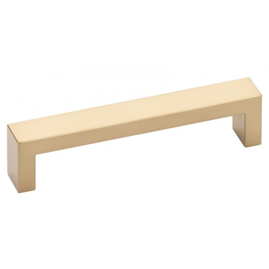 Emtek Modern Rectangular 12" Center-to-Center Keaton Cabinet Pull (Satin Brass)