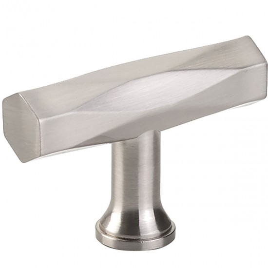 Emtek Art Deco 2" Tribeca Cabinet T-Knob (Satin Nickel)