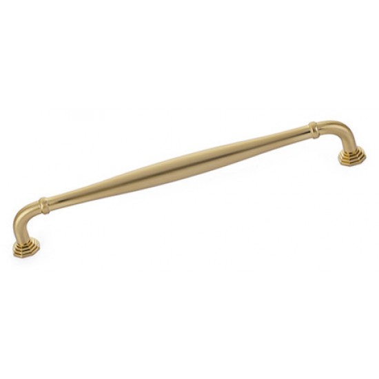 Emtek Transitional Heritage 18" Center-to-Center Blythe Appliance Pull (Satin Brass)