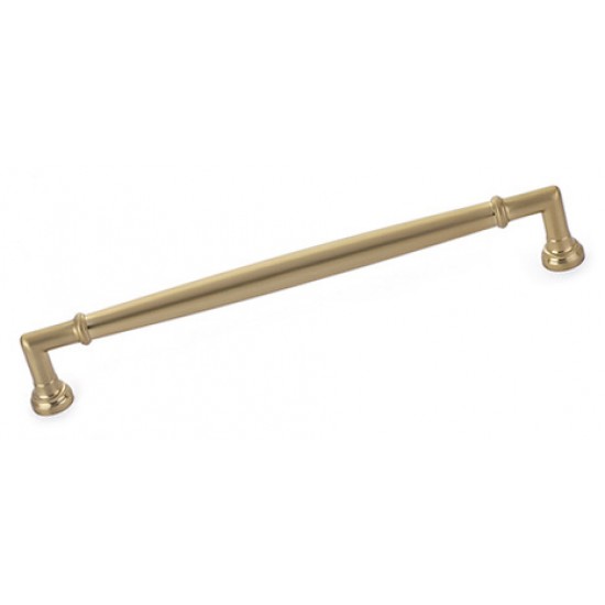 Emtek Transitional Heritage 12" Center-to-Center Westwood Appliance Pull (Satin Brass)