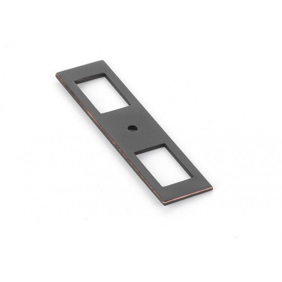 Emtek Modern 4" Backplate for Knobs (Oil Rubbed Bronze)