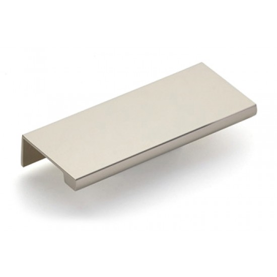 Emtek Contemporary 4-1/4" Cabinet Edge Pull (Polished Nickel)