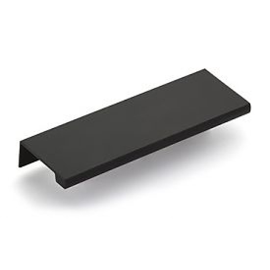 Emtek Contemporary 5-1/4" Cabinet Edge Pull (Flat Black)
