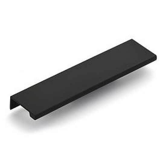 Emtek Contemporary 7-1/4" Cabinet Edge Pull (Flat Black)