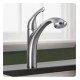 Hansgrohe 04076 Allegro E 10" Single Handle Deck Mounted 2-Spray Pull-Out Prep Kitchen Faucet