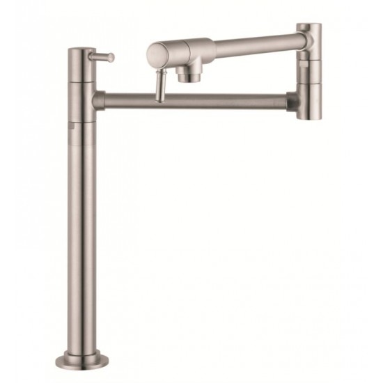 Hansgrohe 04219 Talis C 23 1/2" Double Handle Deck Mounted Pot Filler with Aerated Spray