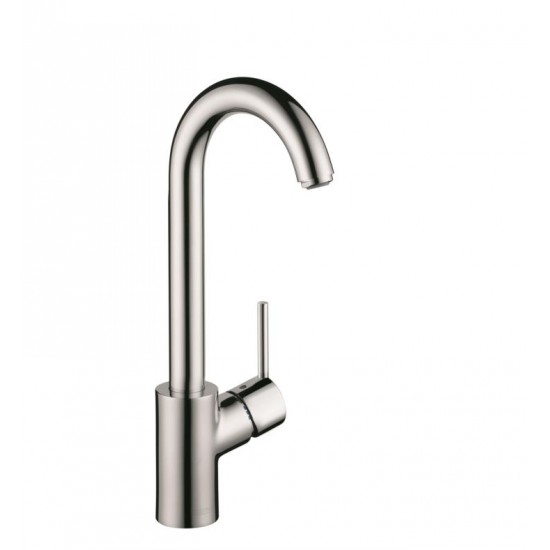 Hansgrohe 04287 Talis S 5 1/2" Single Handle Deck Mounted 1-Spray High-Arc Bar Kitchen Faucet