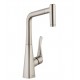 Hansgrohe 04508 Metris 7 3/8" Single Handle Deck Mounted 2-Spray Pull-Out Prep Kitchen Faucet
