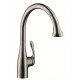 Hansgrohe 06460 Allegro E Gourmet 11 3/8" Single Handle Deck Mounted 2-Spray Pull-Down Kitchen Faucet