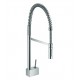 Hansgrohe 10820001 Axor Starck 11 7/8" Single Handle Deck Mounted Semi-Pro 2-Spray Pull-Down Kitchen Faucet in Chrome