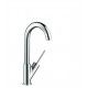 Hansgrohe 10826 Axor Starck 5 5/8" Single Handle Deck Mounted Aerated Spray High-Arc Pull-Down Kitchen Faucet