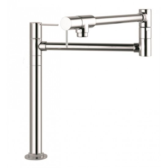 Hansgrohe 10860 Axor Starck 23 1/2" Double Handle Deck Mounted Pot Filler with Aerated Spray