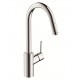 Hansgrohe 14872 Talis S 8 1/4" Single Handle Deck Mounted 1-Spray High-Arc Pull-Down Kitchen Faucet