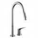 Hansgrohe 34822 Axor Citterio M 8 3/4" Single Handle Deck Mounted High-Arc Pull-Down Kitchen Faucet