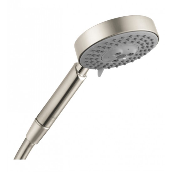 Hansgrohe 04341 Raindance S 100 Air Green 4" 3-Jet Handshower with QuickClean, AirPower and EcoRight Technologies