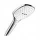 Hansgrohe 26521 Raindance Select E 120 Air 4 3/4" 3-Jet Handshower with QuickClean, AirPower and Select Technologies