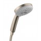 Hansgrohe 04073 Croma E 100 4" 3-Jet Handshower with QuickClean Technology