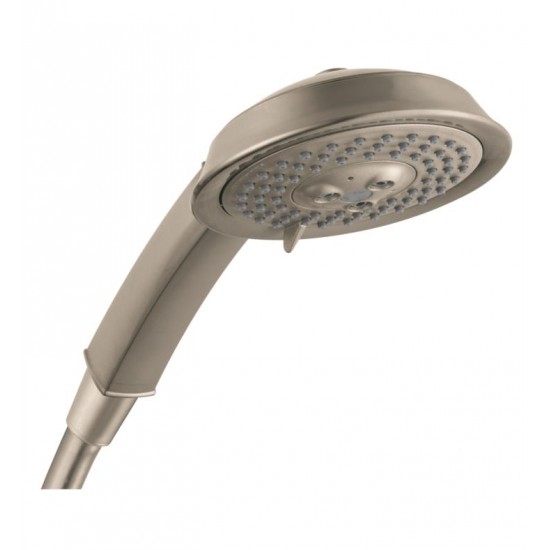 Hansgrohe 04345 Raindance C 100 Air Green 4 5/8" 3-Jet Handshower with QuickClean, AirPower and EcoRight Technologies