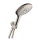 Hansgrohe 04487 Raindance Select S 150 Air 5 7/8" 3-Jet Handshower Set with QuickClean, AirPower and Select Technologies