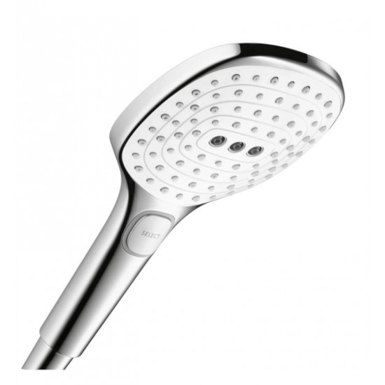 Hansgrohe 04528 Raindance Select E 120 Air Green 4 3/4" 3-Jet Handshower with QuickClean, AirPower, EcoRight and Select Technologies