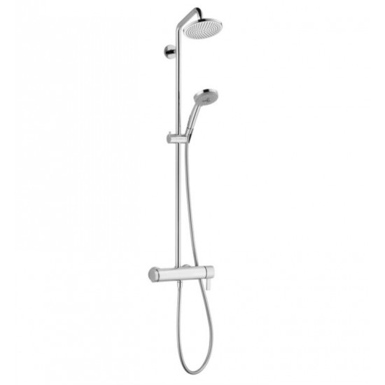 Hansgrohe 04530 Croma Green 43 7/8" Pressure Balance Shower Set with Showerhead and Handshower