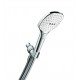 Hansgrohe 04541 Raindance Select E 120 Air 4 3/4" 3-Jet Handshower Set with QuickClean, AirPower and Select Technologies