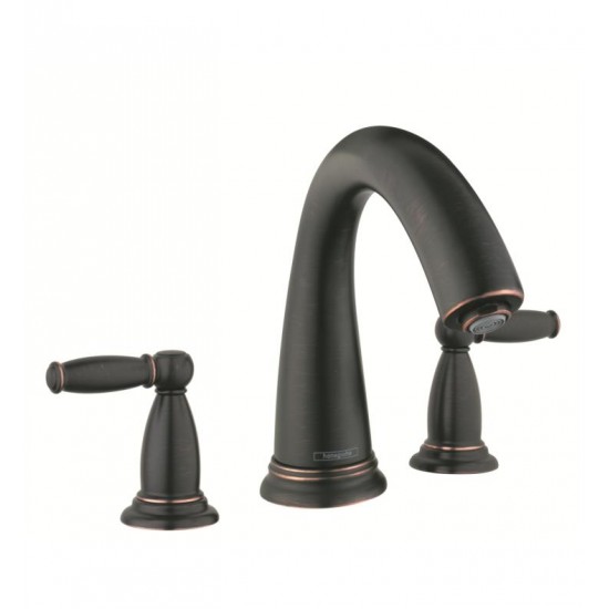 Hansgrohe 06120 Swing C 8" Three Hole Widespread/Deck Mounted Roman Tub Set Trim with Lever Handle
