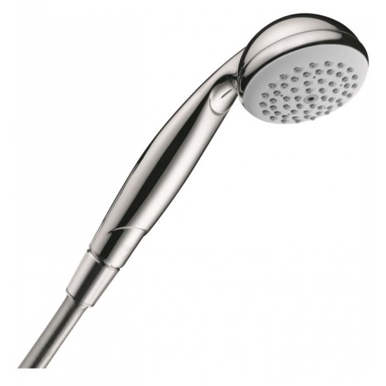 Hansgrohe 06497 Croma E 75 Green 2 7/8" 1-Jet Handshower with QuickClean, AirPower and EcoRight Technologies