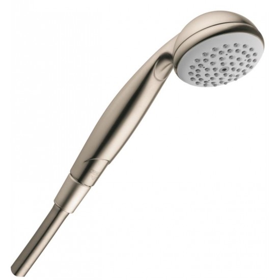 Hansgrohe 06497 Croma E 75 Green 2 7/8" 1-Jet Handshower with QuickClean, AirPower and EcoRight Technologies