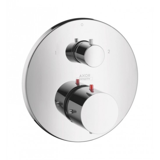 Hansgrohe 10720001 Axor Starck 6 3/4" Thermostatic Trim with Volume Control and Diverter in Chrome