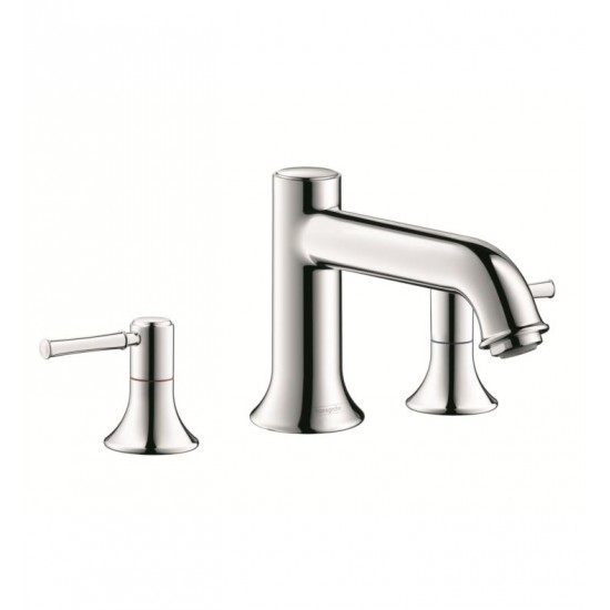 Hansgrohe 14313 Talis C 7 3/4" Three Hole Widespread/Deck Mounted Roman Tub Set Trim with Lever Handle