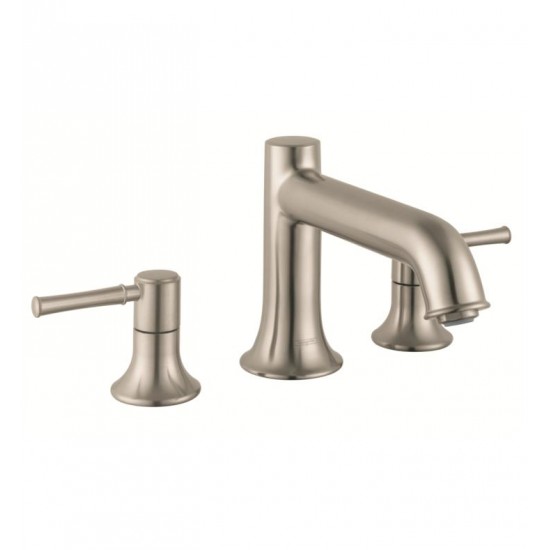 Hansgrohe 14313 Talis C 7 3/4" Three Hole Widespread/Deck Mounted Roman Tub Set Trim with Lever Handle
