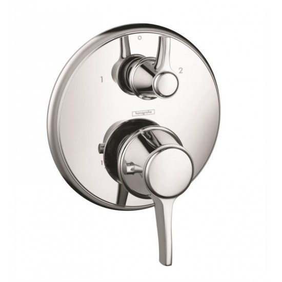 Hansgrohe 15753 Ecostat C 6 3/4" Thermostatic Trim with Volume Control and Diverter