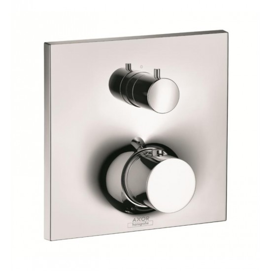 Hansgrohe 18750001 Axor Massaud 6 3/4" Thermostatic Trim with Volume Control and Diverter in Chrome