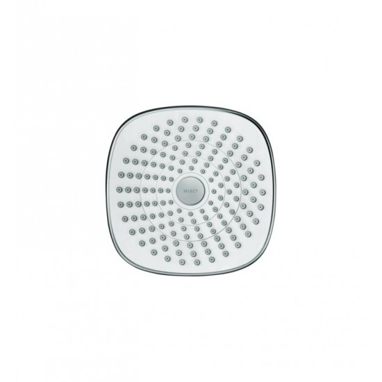 Hansgrohe 26528 Croma Select E 180 Green 7 3/8" Wall Mount Square 2-Jet Showerhead