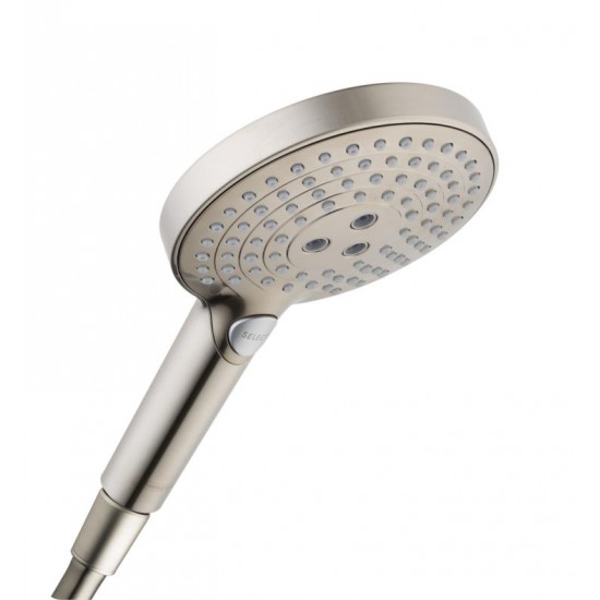  Hansgrohe 04529 Raindance Select S 120 Air Green 4 7/8" 3-Jet Handshower with QuickClean, AirPower, EcoRight and Select Technologies