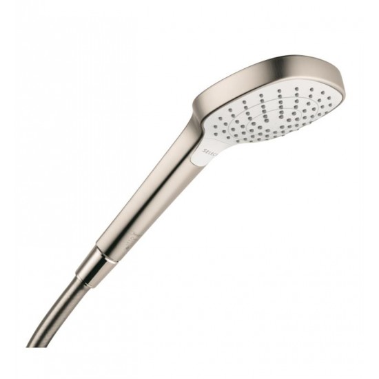 Hansgrohe 26813 Croma Select E 110 4 3/8" Vario-Jet Handshower with QuickClean and Select Technologies