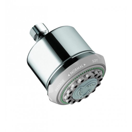 Hansgrohe 28496 Clubmaster 3 5/8" Wall Mount Round 3-Jet Showerhead