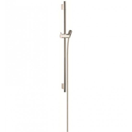 Hansgrohe 28632 Unica S 28 1/4" Wallbar with Techniflex Hose in Chrome