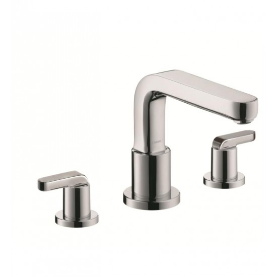 Hansgrohe 31438 Metris S 6 3/4" Three Hole Widespread/Deck Mounted Roman Tub Set Trim with Lever Handle