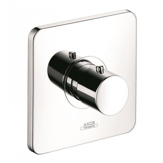 Hansgrohe 34714 Axor Citterio M 6 3/4" Highflow Thermostatic Trim with Metal Knob Handle