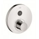 Hansgrohe 36722 Axor ShowerSelect 6 3/4" Round Thermostatic 1-Function Trim