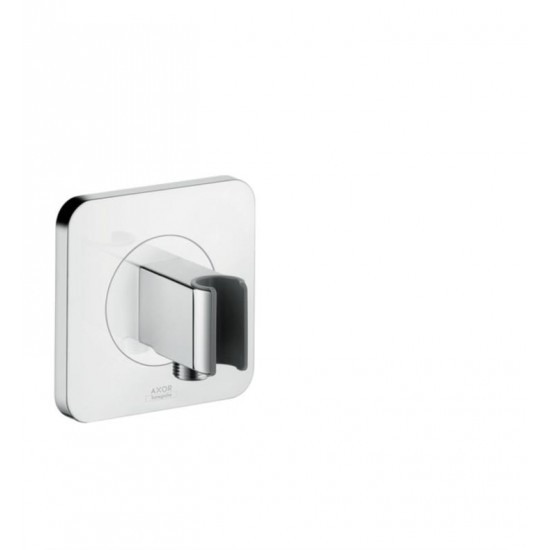 Hansgrohe 36724001 Axor Citterio E 4 3/4" Wall Mount Handshower Porter with Outlet