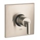 Hansgrohe 39414 Axor Citterio 6 3/4" Pressure Balance Trim with Temperature Control