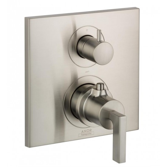 Hansgrohe 39720 Axor Citterio 6 3/4" Thermostatic Trim with Volume Control and Diverter