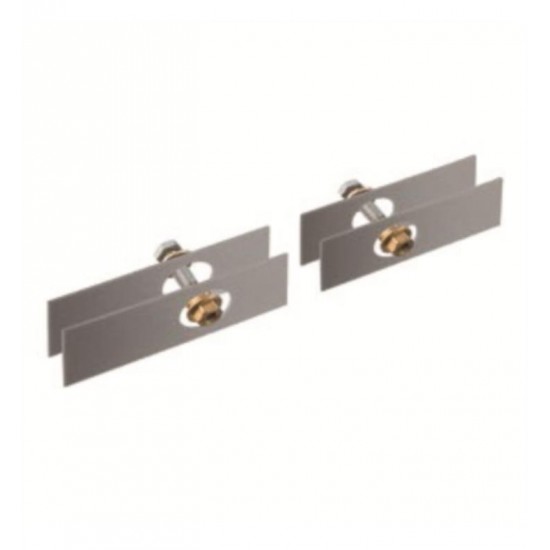 Hansgrohe 42841000 Axor Universal Mounting Set for Two-Sided Glass Installation in Chrome