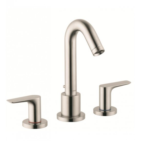Hansgrohe 71500 Logis 4 3/8" Three Hole Widespread/Deck Mounted Roman Tub Set Trim with Lever Handle