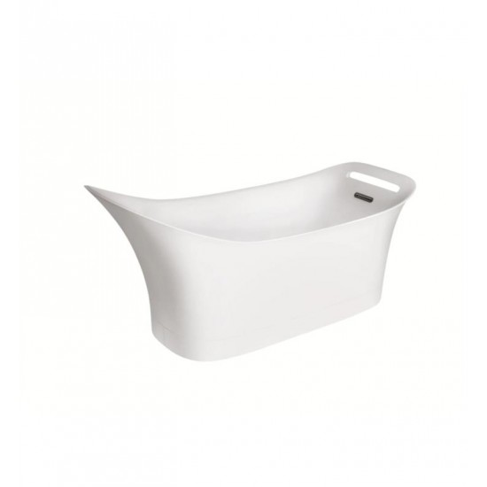  Hansgrohe 11440000 Axor Urquiola 71 1/2" Freestanding Soaking Bathtub in White