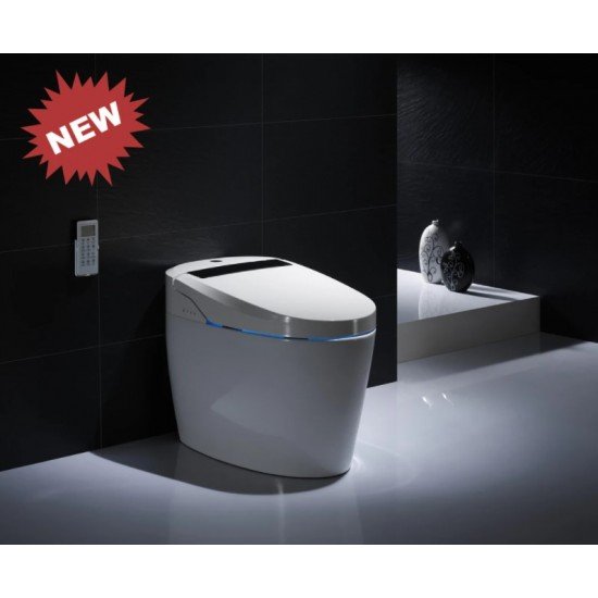 SMART ONE PIECE ELONGATED TOILET "LAZIO" AT-5530100-WH