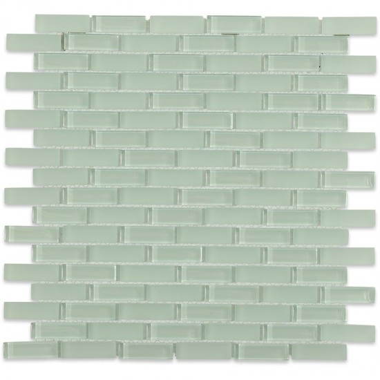 CRYSTAL SEAFOAM GREEN 1 / 2X2 BRICK